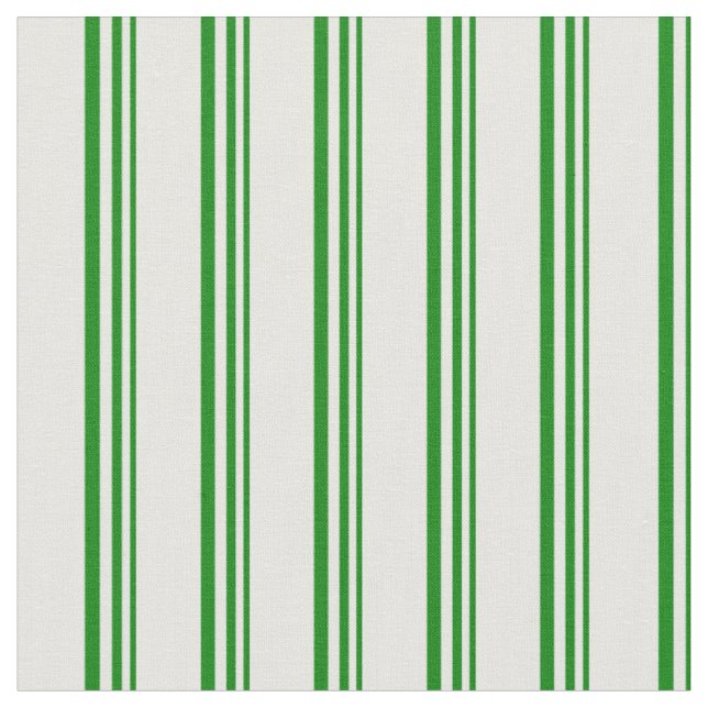 Tecido Padrão Verde e Branco Colorido de Listras (Detalhe)