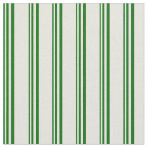 Tecido Padrão verde escuro e bege colorido riscado/alinha