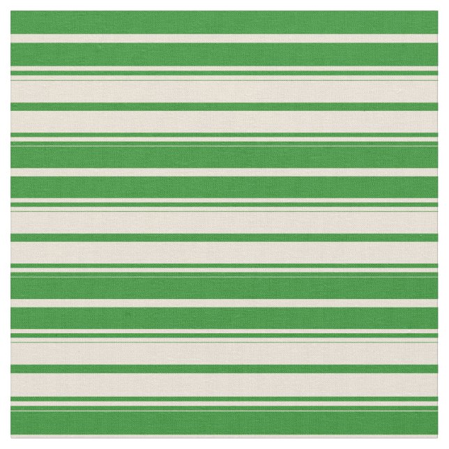 Tecido Padrão verde florestal e bisque linhado/riscado (Detalhe)