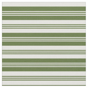 Tecido Padrão Verde-oliva escuro e branco