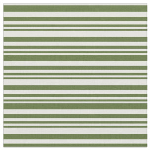 Tecido Padrão verde-oliva escuro e branco em linhagem