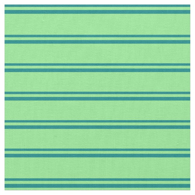 Tecido Padrão Verde-Teal e Leve de Stripes (Detalhe)