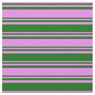 Tecido Padrão Verde Violeta e Escuro de Stripes