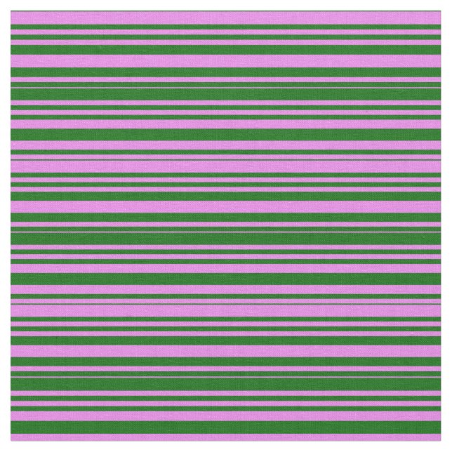 Tecido Padrão verde violeta e escuro riscado (Detalhe)