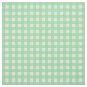 Tecido Padrão Verificado de Xadrez Teal Mint Gingham