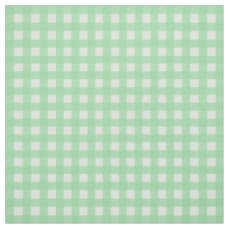 Tecido Padrão Verificado de Xadrez Teal Mint Gingham