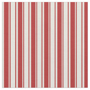 Tecido Padrão vermelho e bege