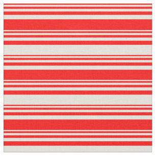 Tecido Padrão Vermelho e bege de Stripes