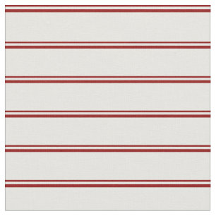 Tecido Padrão vermelho e branco escuro