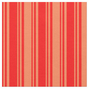 Tecido Padrão vermelho e coral