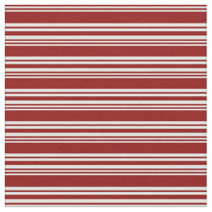 Tecido Padrão vermelho escuro e ciano claro riscado