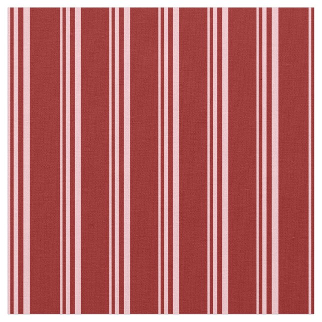 Tecido Padrão vermelho-rosa e vermelho-escuro riscado (Detalhe)