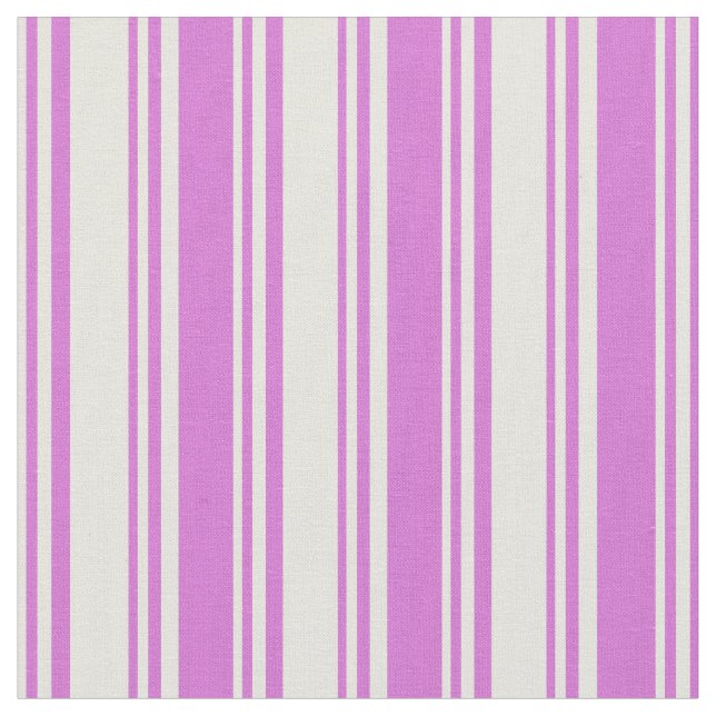 Tecido Padrão Vinculado à Beige & Orchid (Detalhe)