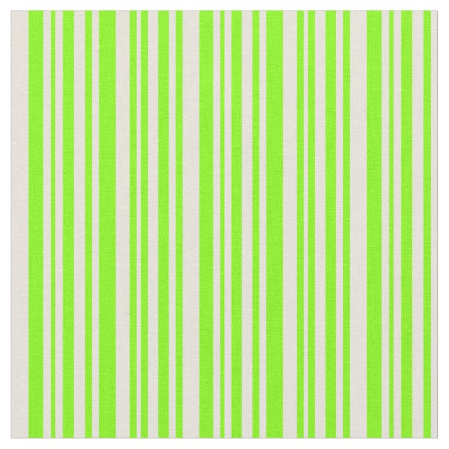 Tecido Padrão Vinculado a Chartreuse e Beige (Detalhe)