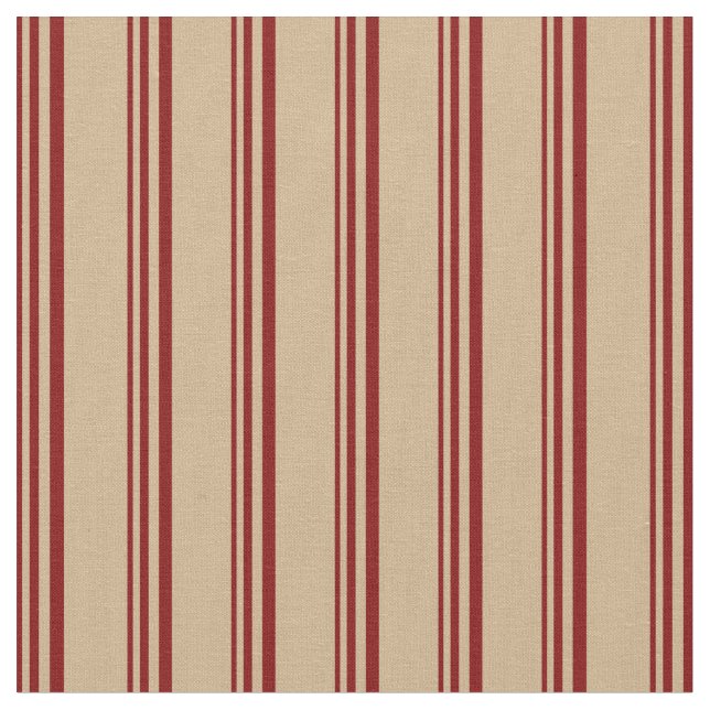 Tecido Padrão Vinculado a Maroon e Tan (Detalhe)