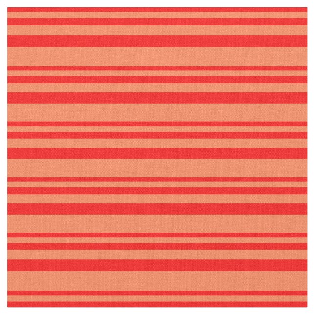 Tecido Padrão Vinculado a Vermelho e Coral (Detalhe)