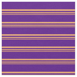 Tecido Padrão Vinculado Castanho e Indigo