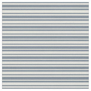 Tecido Padrão Vinculado/Striped de Cinzas Beige e Slate
