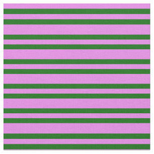 Tecido Padrão Vinculado Violeta e Verde Escuro