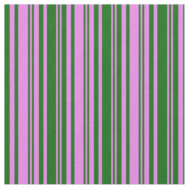 Tecido Padrão Violet & Dark Green Stripes (Detalhe)