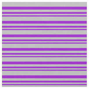 Tecido Padrão violeta escura e Cinza linkada/riscada