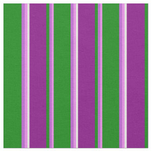 Tecido Padrão Violeta, Orquídea, Verde, Roxo e Branco