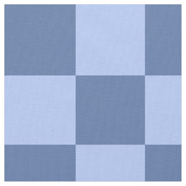 Tecido Padrão Xadrez Azul (Detalhe)