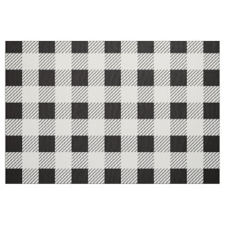 Tecido Padrão Xadrez Retro Preto e Branco