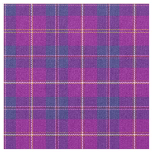 Tecido Padrão Xadrez Tártan de Moda Roxo (Detalhe)