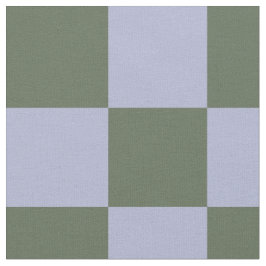 Tecido Padrão Xadrez Verde e Azul