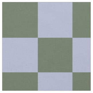 Tecido Padrão Xadrez Verde e Azul