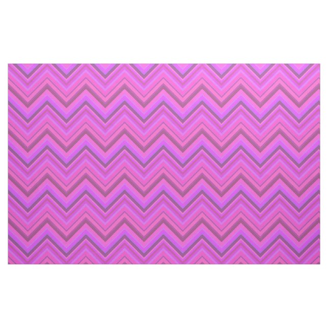 Tecido Padrão zigzag de listras rosa (Fat Quarter)