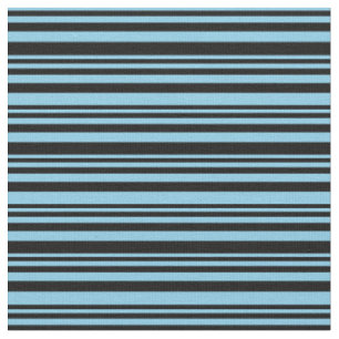 Tecido Padrões Azul-Céu e Preto-Striped/Links
