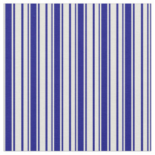 Tecido Padrões bege e azul riscado/alinhado