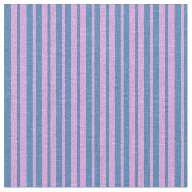 Tecido Padrões de Ameixa e Azul Striped/Links (Detalhe)