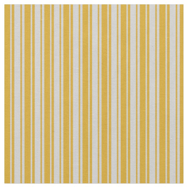 Tecido Padrões de Cinzas/faixas de Goldenrod e Luz (Detalhe)