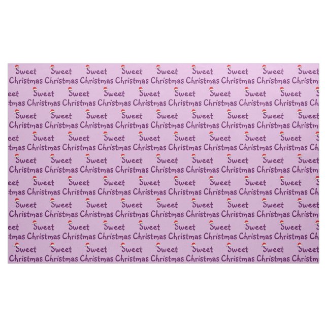 Tecido Padrões de Natal Doce (Fat Quarter)