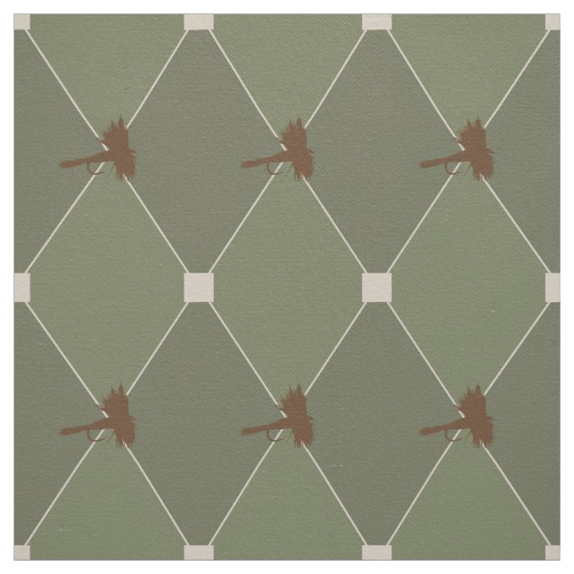 Tecido Padrões De Pesca De Voo De Harlequin (Modelo)