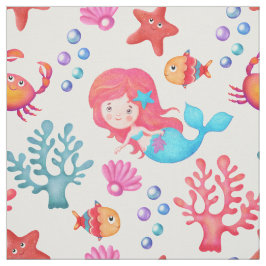 Tecido Padrões de Sereia Enxertados Submarinos