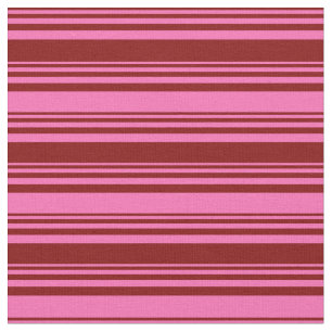 Tecido Padrões em branco e cor-de-rosa quente