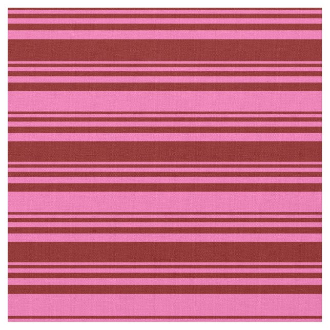 Tecido Padrões em branco e cor-de-rosa quente (Detalhe)