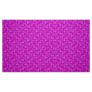 Tecido Padrões geométricos rosa
