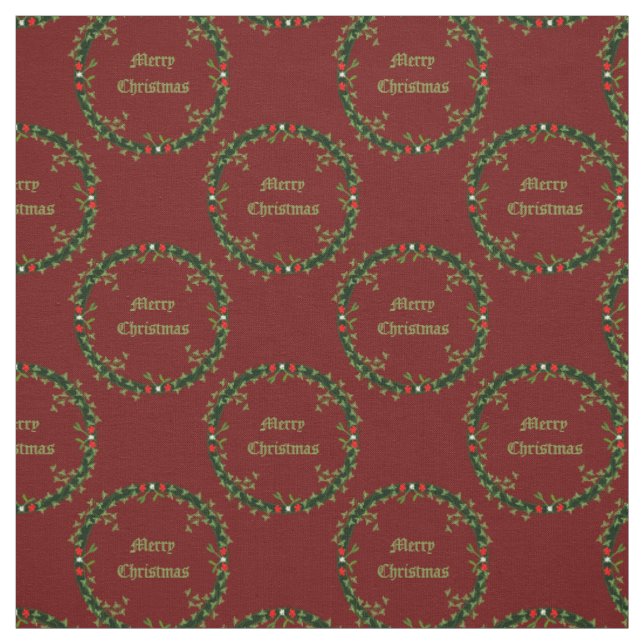 Tecido Padrões Personalizados da Terra de Natal Gótica (Modelo)
