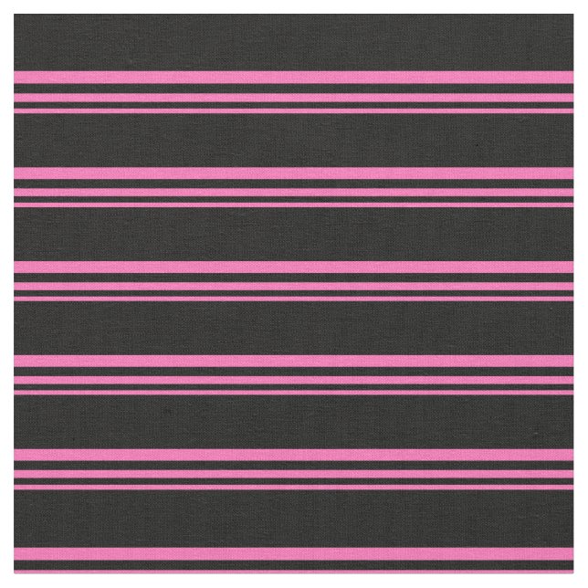 Tecido Padrões riscados/alinhados cor-de-rosa-quente e pr (Detalhe)