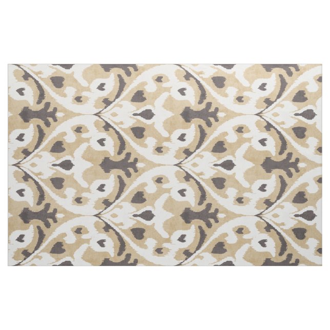 Tecido Padrões tribais "chic neutro" e "kat" castanho (Fat Quarter)