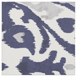 Tecido Padrões tribais ikat de cinza azul Chic indigo