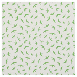 Tecido Padrões Verdes e Brancos