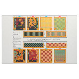 Tecido Painel Barra de Ferramentas do Artesanato Pumpkin 
