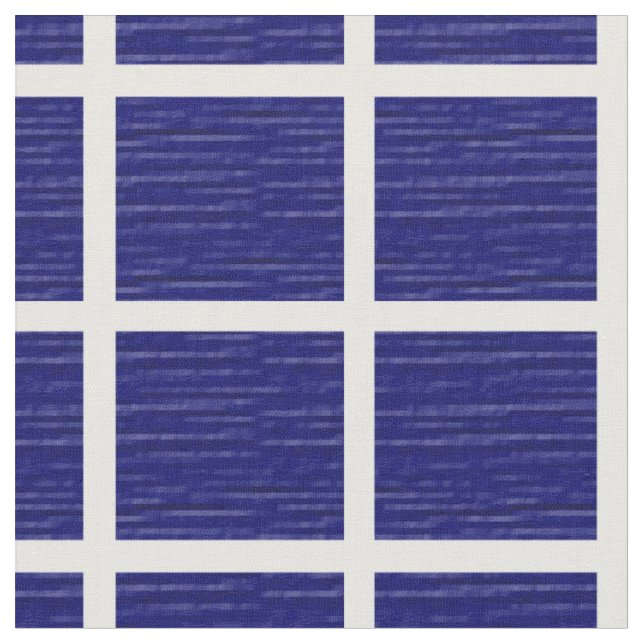 Tecido Painel de Janelas Azul (Detalhe)