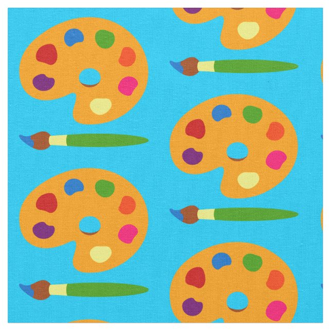 Tecido Paint Palette Art (Detalhe)